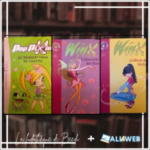 ALLFORWEB - Collection PopPixie - Winx Club - Le rendez-vous de Chatta, L'université des fées, Le miroir de vérité
